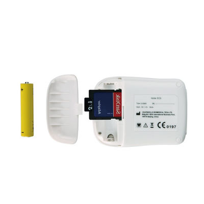 White Ambulatory ECG Monitoring 24 - 72 Hours Detecting Smart Holter Monitor