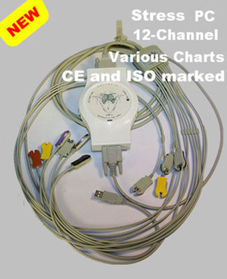 Pocket Digital Resting Computer ECG System For Vector ECG Electrocardiography