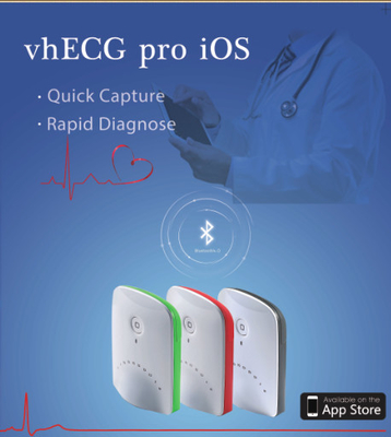 スマートなElectrocardiographのレコーダーが付いているブルートゥースの関係のIPad ECG機械